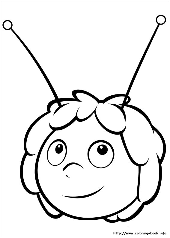 Maya the Bee coloring picture